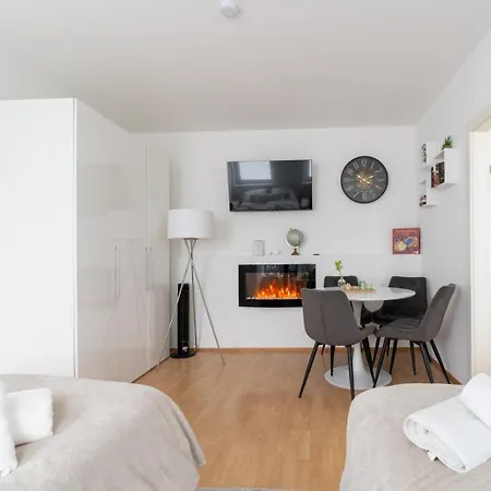 Steyr Comfort Lodge - Apartment Mit Kamin & Parkplatz
